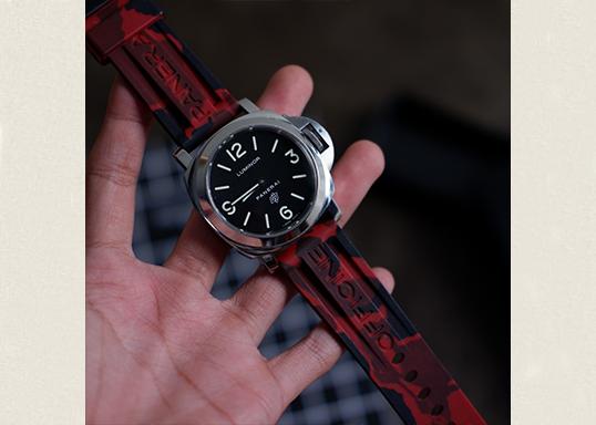 Panerai camo best sale rubber strap